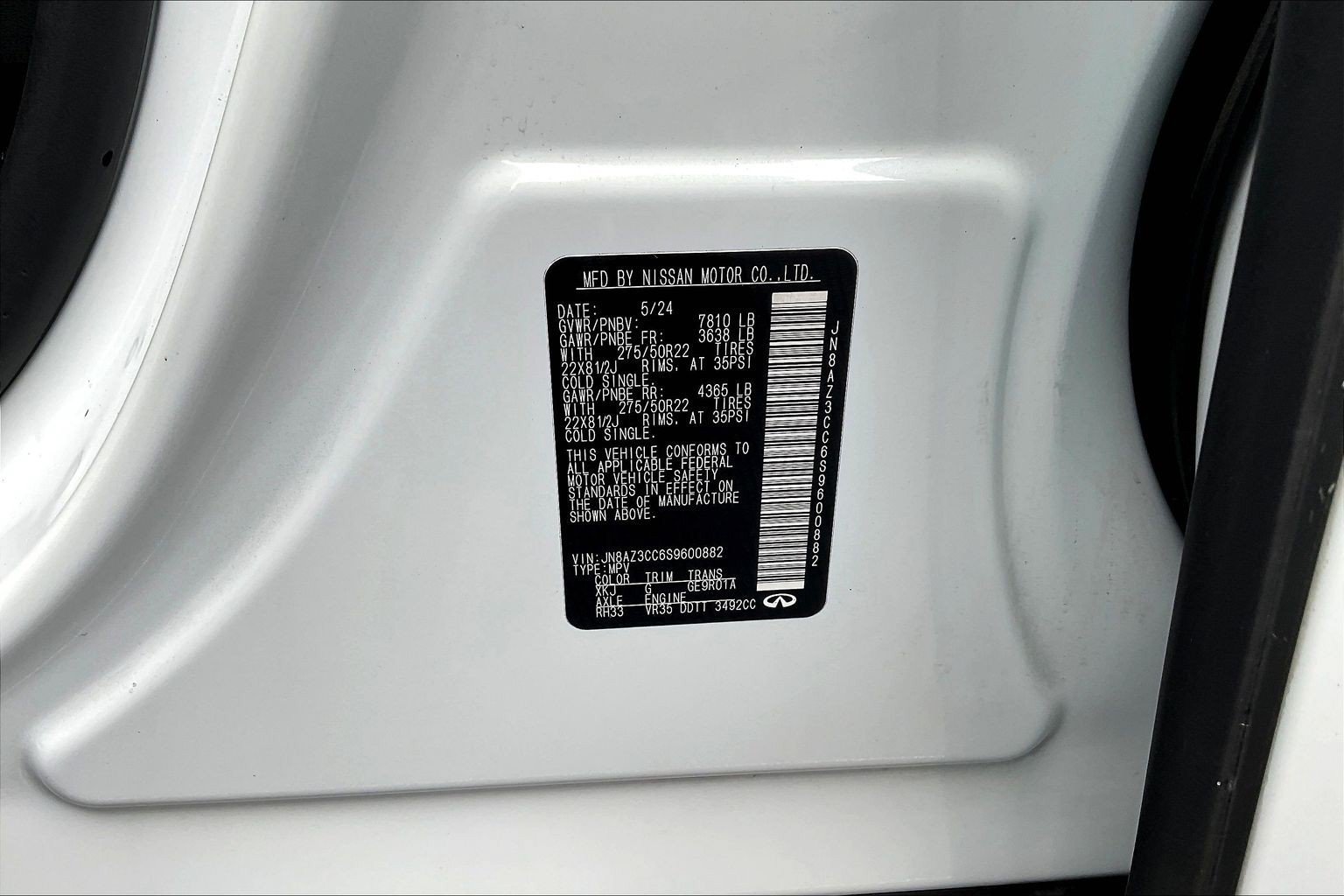 Certified 2025 INFINITI QX80 Autograph AWD/4WD image 18