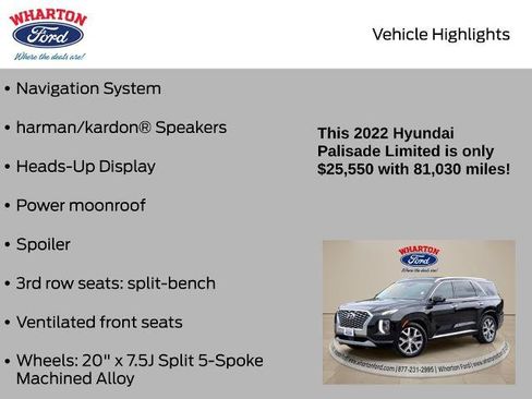Used 2022 Hyundai Palisade Limited FWD image 6