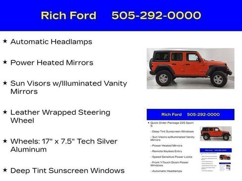 Used 2020 Jeep Wrangler Unlimited Sport S AWD/4WD image 81