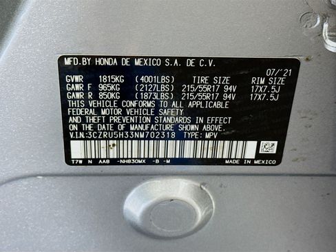 Used 2022 Honda HR-V LX image 39