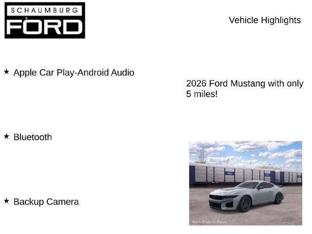 New 2026 Ford Mustang Dark Horse SC w/ Carbon Fiber Exterior Package RWD image 7
