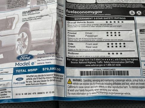 Used 2024 Ford F150 Lightning Lariat image 48