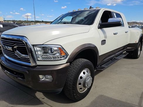 Used 2018 RAM 3500 Laramie Longhorn w/ Protection Group AWD/4WD image 1