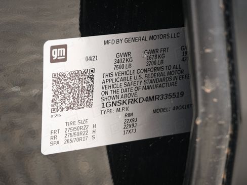 Used 2021 Chevrolet Tahoe RST w/ Luxury Package image 33