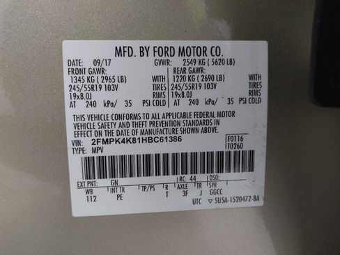 Used 2017 Ford Edge Titanium w/ Equipment Group 301A AWD/4WD image 33