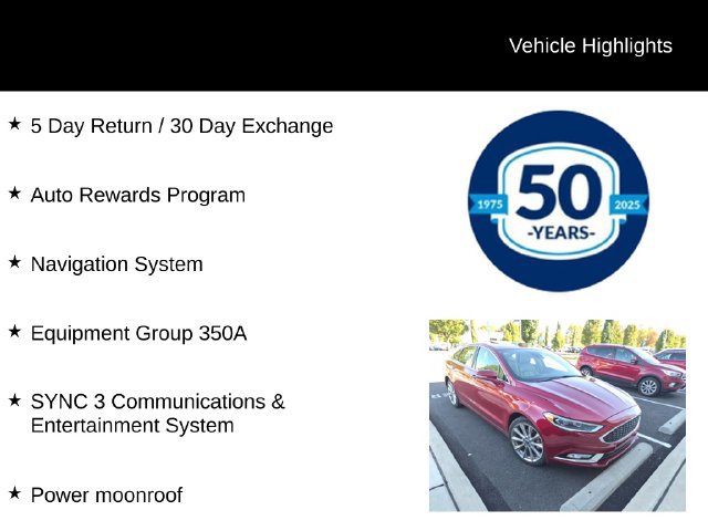 Used 2017 Ford Fusion Platinum FWD image 5
