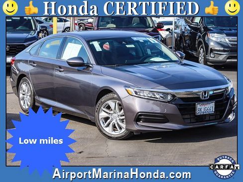Certified 2019 Honda Accord LX image 1