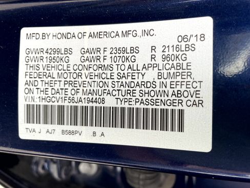Used 2018 Honda Accord EX-L image 24