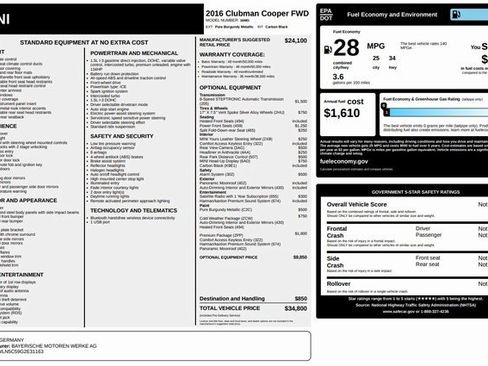 Used 2016 MINI Cooper Clubman image 3