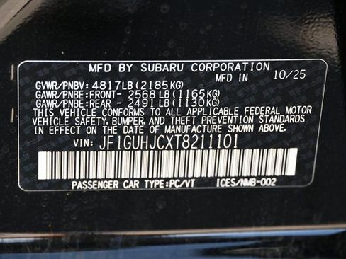 New 2026 Subaru Impreza RS image 20