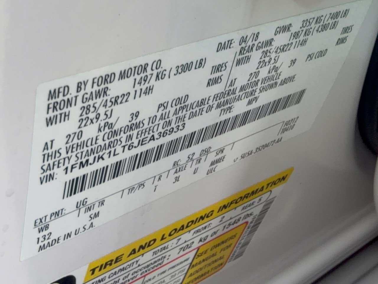 Used 2018 Ford Expedition Max Platinum RWD image 31