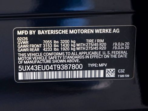 New 2026 BMW X5 xDrive50e image 36