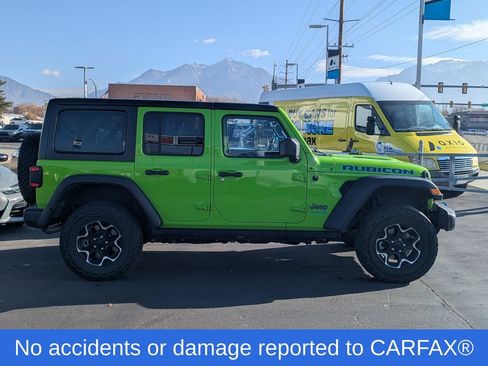 Used 2021 Jeep Wrangler Unlimited Rubicon 4xe w/ Cold Weather Group AWD/4WD image 2