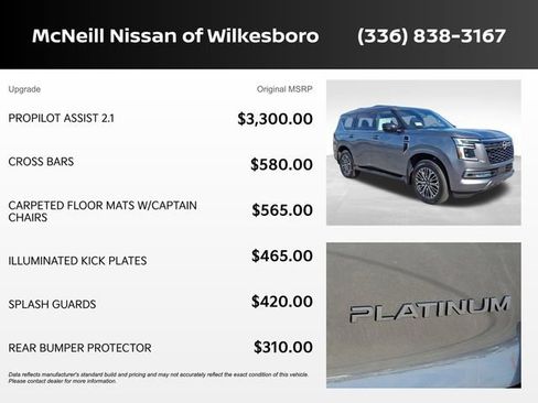 New 2026 Nissan Armada Platinum image 5