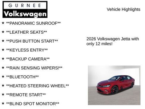 New 2026 Volkswagen Jetta GLI Autobahn image 7
