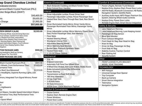 New 2025 Jeep Grand Cherokee Limited w/ Luxury Tech Group II image 2