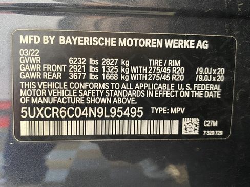 Used 2022 BMW X5 xDrive40i w/ M Sport Package AWD/4WD image 29