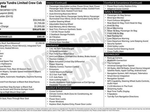 Used 2023 Toyota Tundra Limited w/ Power Package AWD/4WD image 28
