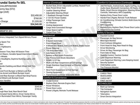 Certified 2023 Hyundai Santa Fe SEL image 15