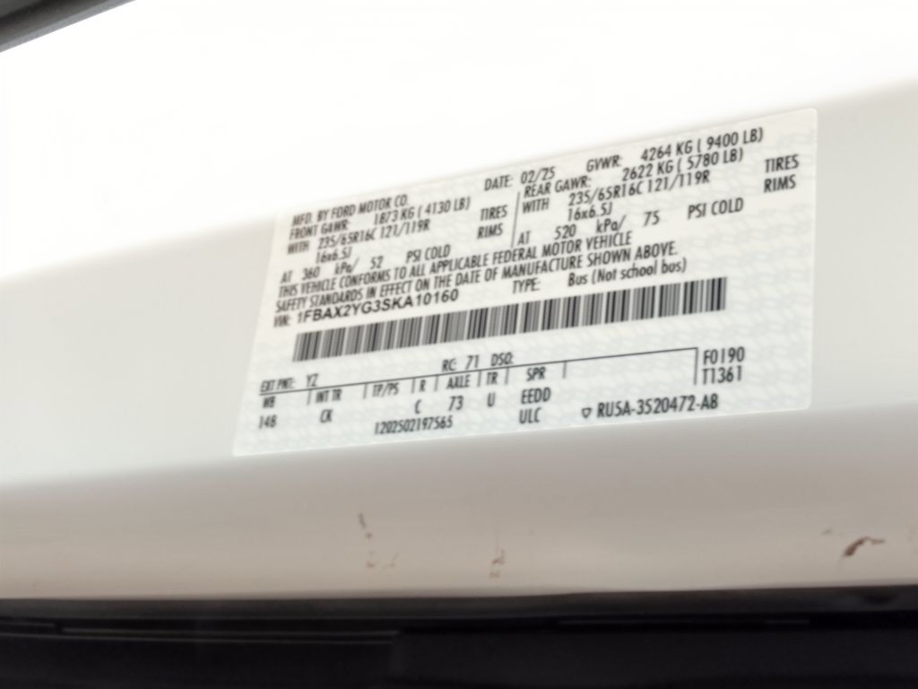 Certified 2025 Ford Transit 350 XLT RWD image 32