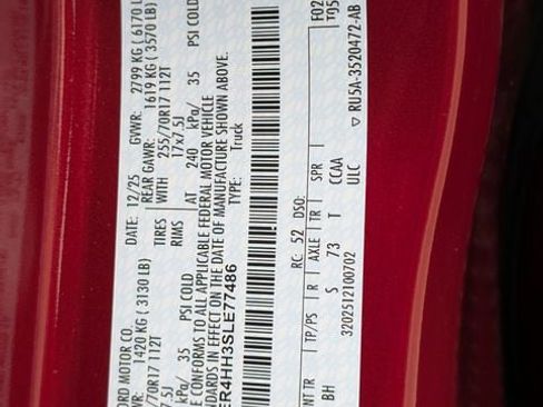 New 2025 Ford Ranger XLT w/ Equipment Group 301A High image 63