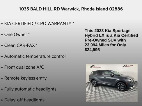 Certified 2023 Kia Sportage LX image 7