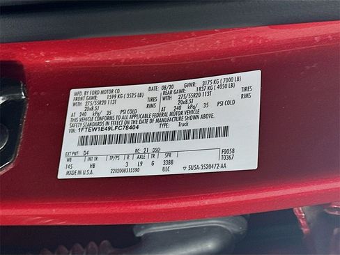 Used 2020 Ford F150 Lariat w/ Equipment Group 502A Luxury image 36