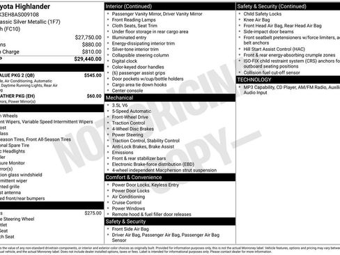 Used 2010 Toyota Highlander 2WD w/ Extra Value Pkg 2 image 2