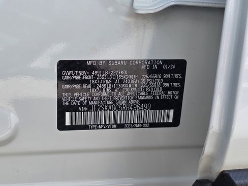 Certified 2024 Subaru Forester Sport image 33