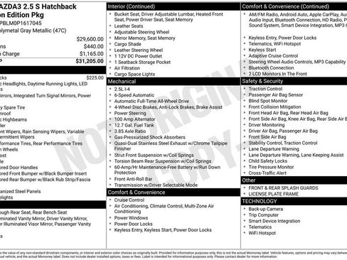Certified 2023 MAZDA MAZDA3 s AWD/4WD image 9