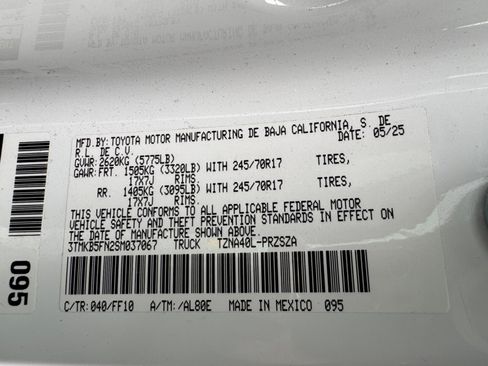 Used 2025 Toyota Tacoma SR5 RWD image 19