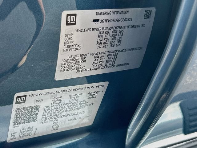 Used 2024 GMC Sierra 1500 SLT w/ SLT Premium Plus Package RWD image 40
