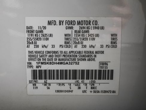 Used 2021 Ford Explorer XLT w/ Equipment Group 202A image 53