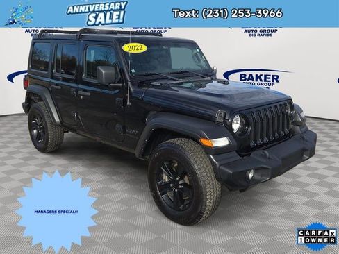 Used 2022 Jeep Wrangler Unlimited Sport image 1