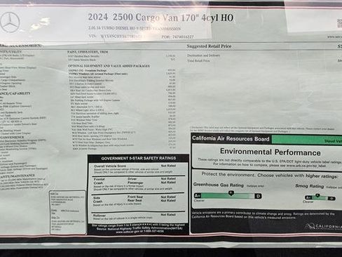 New 2024 Mercedes-Benz Sprinter 2500 image 8