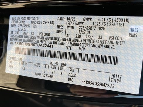 New 2026 Ford Escape Active w/ Cold Weather Package image 43