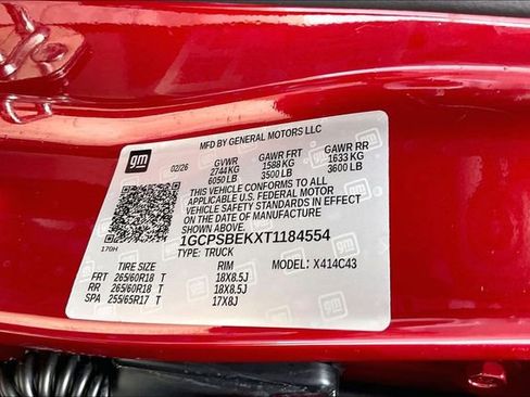 Used 2026 Chevrolet Colorado W/T w/ WT Custom Package RWD image 14