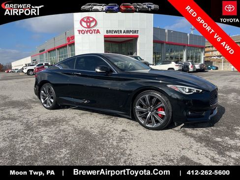 Used 2022 INFINITI Q60 Red Sport 400 w/ Cargo Package image 1