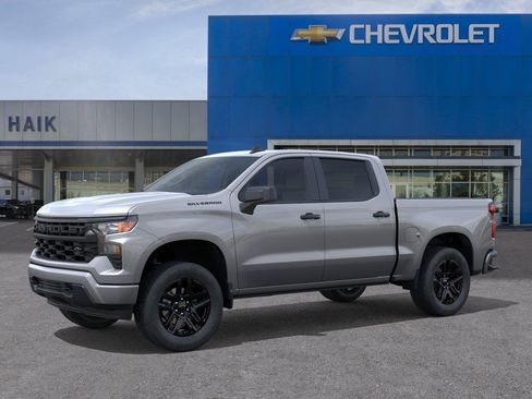 New 2026 Chevrolet Silverado 1500 Custom w/ LPO, Dark Essentials Package RWD image 2
