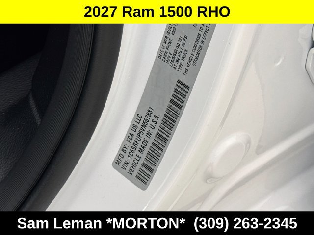 New 2027 RAM 1500 RHO AWD/4WD image 31