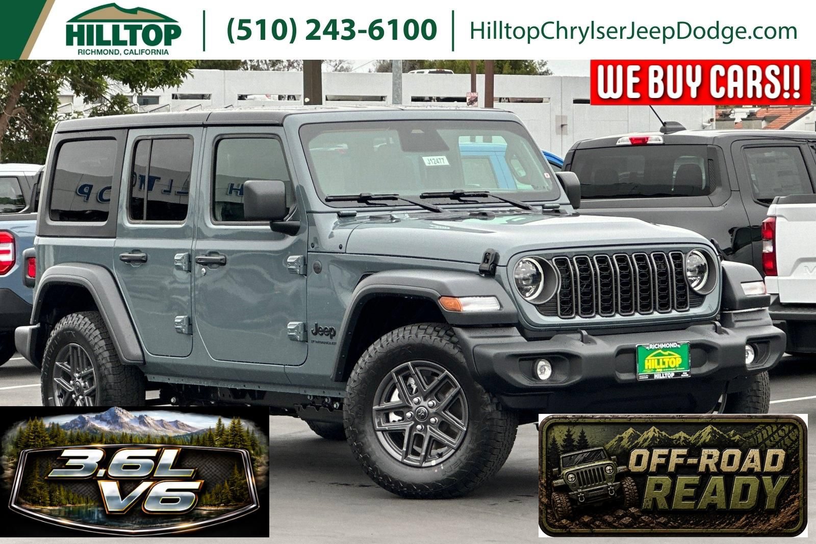 New 2026 Jeep Wrangler Unlimited Sport AWD/4WD image 1