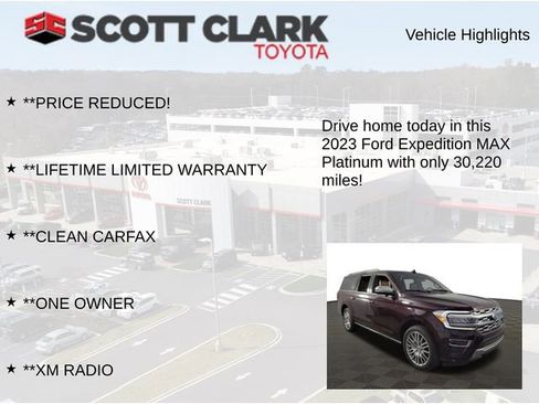 Used 2023 Ford Expedition Max Platinum AWD/4WD image 8