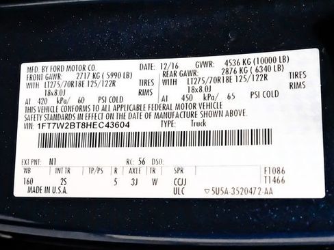 Used 2017 Ford F250 XLT w/ XLT Value Package AWD/4WD image 64