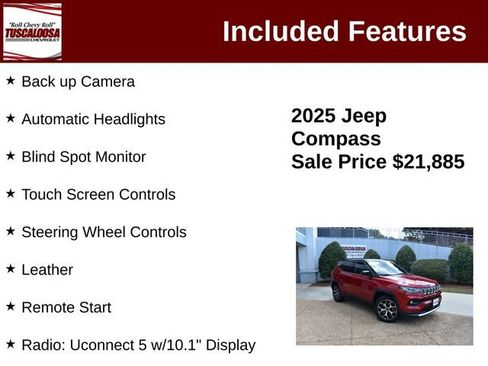 Used 2025 Jeep Compass Limited AWD/4WD image 6