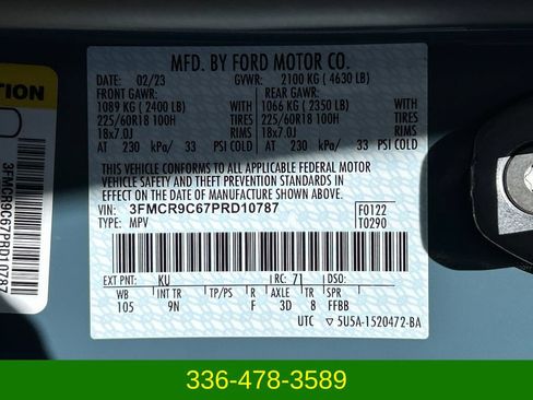 Used 2023 Ford Bronco Sport Outer Banks w/ Tech Package AWD/4WD image 30