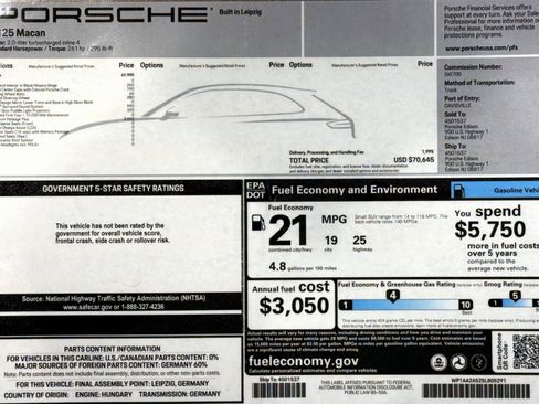 Used 2025 Porsche Macan image 76