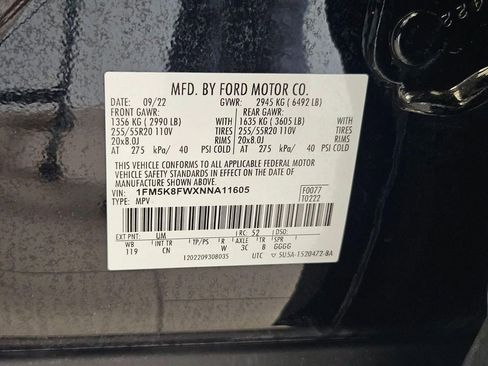 Used 2022 Ford Explorer Limited w/ Hybrid Equipment Group 310A AWD/4WD image 34