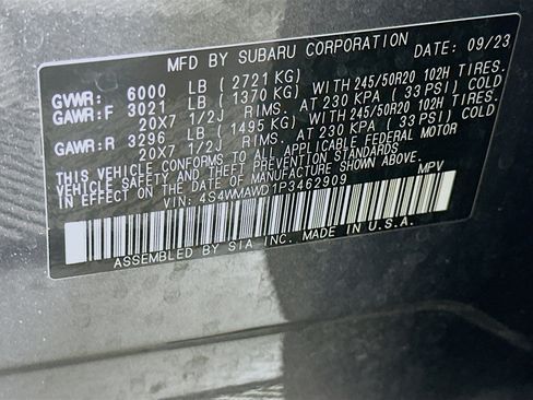 Used 2023 Subaru Ascent Touring image 12