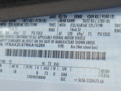 Used 2024 Ford Transit 350 XLT RWD image 45