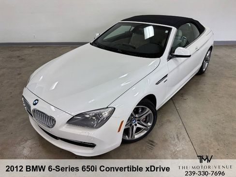 Used 2012 BMW 650i xDrive Convertible AWD/4WD image 3